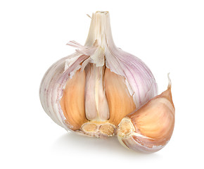 Image showing Garlic isolated