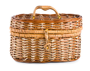 Image showing Wooden basket