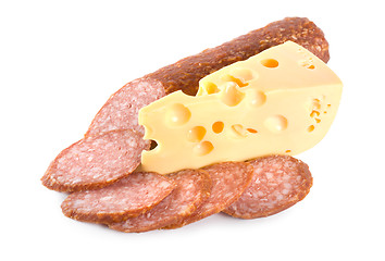 Image showing Cheese and Sausage