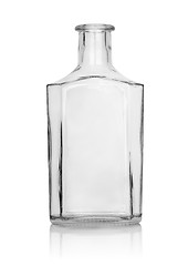 Image showing Empty bottle of whisky