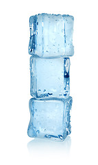 Image showing Three ice cubes