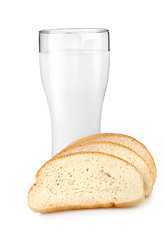 Image showing Milk and bread