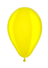 Image showing Yellow balloon