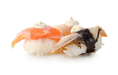 Image showing Unagi sushi isolated