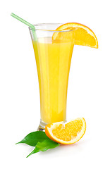 Image showing Fresh orange juice