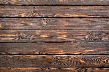 Image showing Old dark wooden board 