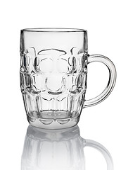 Image showing Big beer glass isolated