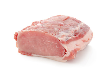 Image showing Piece of pork isolated 