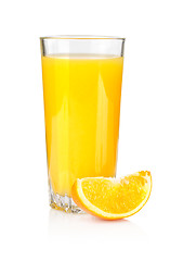 Image showing Juice and orange