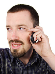 Image showing Young person talking to the phone