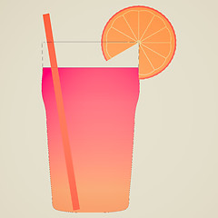 Image showing Vintage look Cocktail