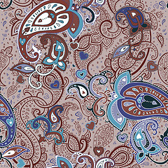 Image showing Vintage Paisley pattern