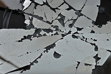 Image showing broken glass fragments