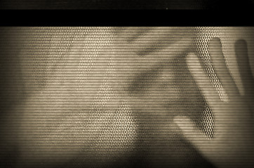 Image showing flickering television screen