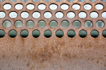 Image showing rusty circles