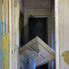 Image showing haunted hallway