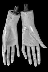 Image showing plastic hands