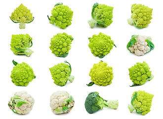 Image showing Cauliflower and broccoli