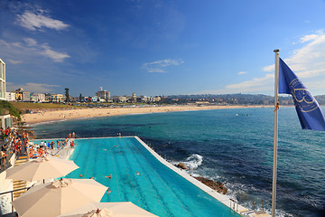 Image showing Bondi Icebergs and Bondi Beach, Australia