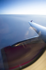 Image showing Night view Out Of Airplane