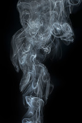 Image showing Smoke on black background.