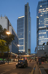 Image showing Taxi in City of London 