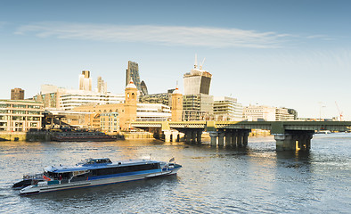 Image showing City of London on Thames