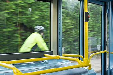 Image showing Bus Interior at public transport