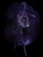 Image showing Smoke on black background.