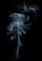 Image showing Smoke on black background.