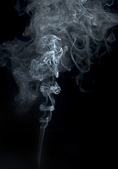 Image showing Smoke on black background.