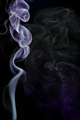 Image showing Smoke on black background.