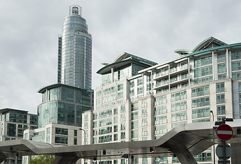 Image showing Modern residential buildings in the city