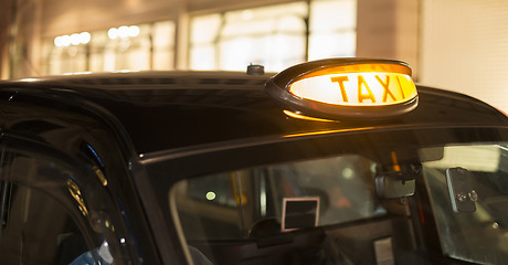 Image showing Taxi in London 