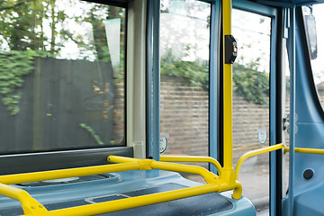 Image showing Bus Interior at public transport