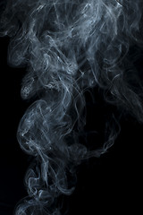 Image showing Smoke on black background.