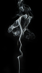 Image showing Smoke on black background.