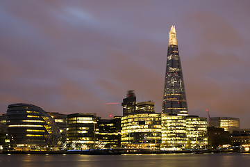 Image showing City of London on Thames