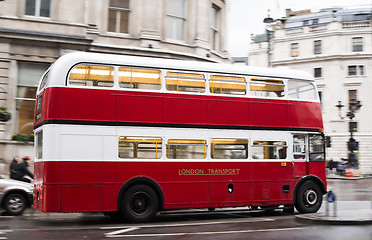 Image showing Red bus in London