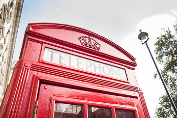 Image showing Phone cabine in London