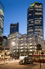 Image showing Taxi in City of London 