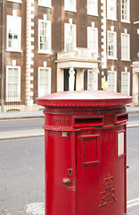 Image showing English style mailboxes