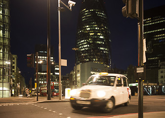 Image showing Taxi in City of London 