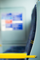 Image showing Bus Interior at public transport