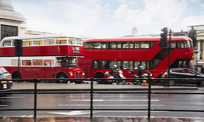 Image showing Red bus in London