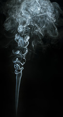 Image showing Smoke on black background.