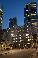 Image showing City of London in the night