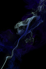 Image showing Smoke on black background.