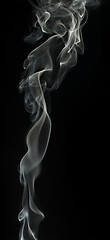 Image showing Smoke on black background.