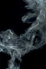 Image showing Smoke on black background.